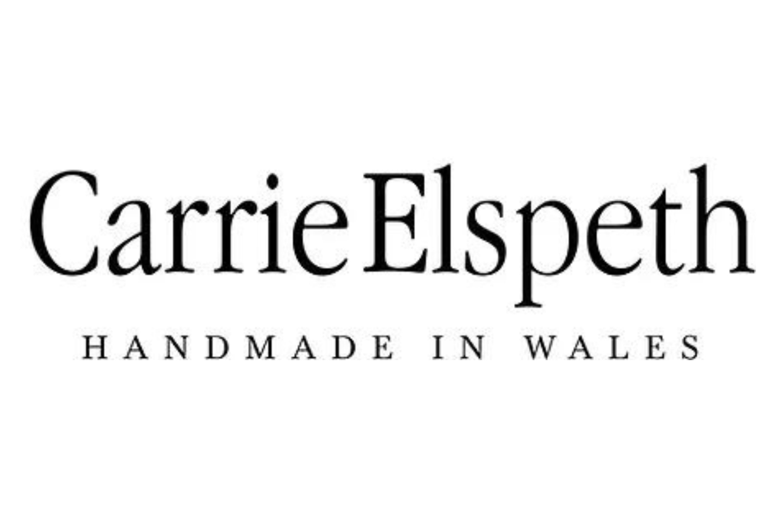 Front facing studio image of Carrie Elspeth logo