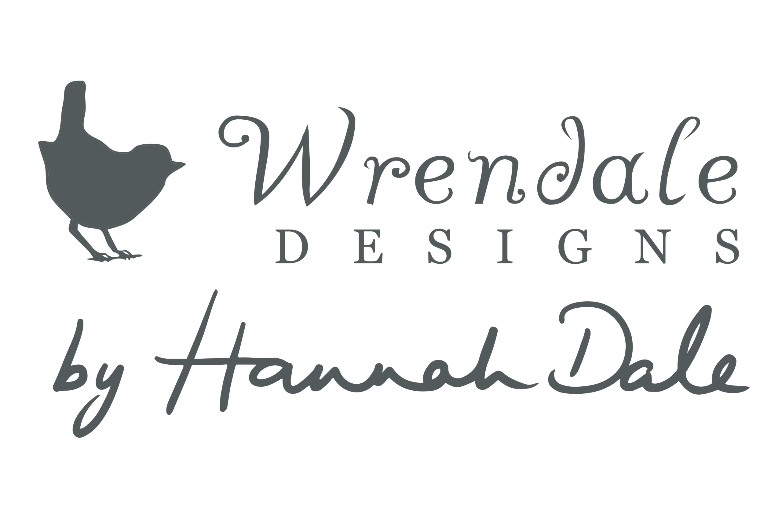 Forward facing studio image of Buy Wrendale Designs Online UK logo, featuring the Wren.